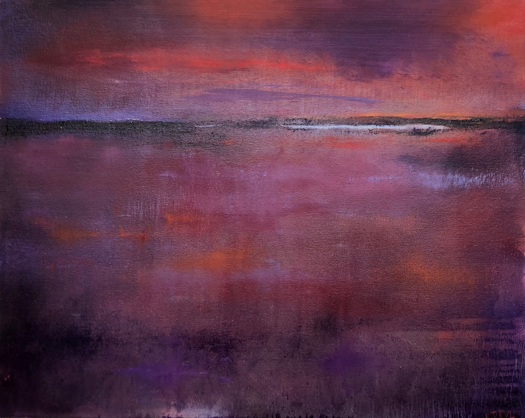 Winter Afterglow by Kathleen Van Lieu